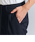 【WEB限定 WARDROBE SMART】DELEGANT サキソニー セットアップ/ジャケット＆イージーパンツ