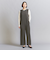 【WEB限定 Wardrobe DAILY MINIMAL】ダブルクロス オールインワン -ウォッシャブル-