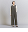 【WEB限定 Wardrobe DAILY MINIMAL】ダブルクロス オールインワン -ウォッシャブル-