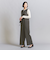 【WEB限定 Wardrobe DAILY MINIMAL】ダブルクロス オールインワン -ウォッシャブル-