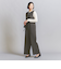 【WEB限定 Wardrobe DAILY MINIMAL】ダブルクロス オールインワン -ウォッシャブル-