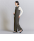 【WEB限定 Wardrobe DAILY MINIMAL】ダブルクロス オールインワン -ウォッシャブル-