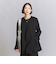 【WEB限定 Wardrobe DAILY MINIMAL】ダブルクロス カラーレスジャケット -ウォッシャブル-