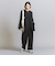 【WEB限定 Wardrobe DAILY MINIMAL】ダブルクロス カラーレスジャケット -ウォッシャブル-