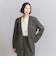 【WEB限定 Wardrobe DAILY MINIMAL】ダブルクロス カラーレスジャケット -ウォッシャブル-