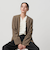 【WEB限定 Wardrobe DAILY MINIMAL】ダブルクロス カラーレスジャケット ウォッシャブル
