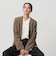 【WEB限定 Wardrobe DAILY MINIMAL】ダブルクロス カラーレスジャケット ウォッシャブル