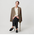 【WEB限定 Wardrobe DAILY MINIMAL】ダブルクロス カラーレスジャケット ウォッシャブル