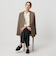 【WEB限定 Wardrobe DAILY MINIMAL】ダブルクロス カラーレスジャケット ウォッシャブル