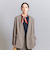 【WEB限定 Wardrobe DAILY MINIMAL】ダブルクロス カラーレスジャケット ウォッシャブル