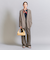 【WEB限定 Wardrobe DAILY MINIMAL】ダブルクロス カラーレスジャケット ウォッシャブル