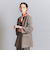 【WEB限定 Wardrobe DAILY MINIMAL】ダブルクロス カラーレスジャケット ウォッシャブル