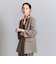 【WEB限定 Wardrobe DAILY MINIMAL】ダブルクロス カラーレスジャケット ウォッシャブル