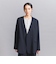 【WEB限定 Wardrobe DAILY MINIMAL】ダブルクロス カラーレスジャケット ウォッシャブル