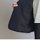 【WEB限定 Wardrobe DAILY MINIMAL】ダブルクロス カラーレスジャケット ウォッシャブル