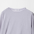 コットンナイロン天竺 シアー クルーネック Tシャツ
