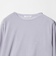コットンナイロン天竺 シアー クルーネック Tシャツ