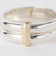 SILVER925 x BRASS ダブル リング