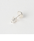 SILVER925 x BRASS ピアス