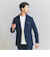 【WEB限定 WARDROBE SMART】LANATEC セットアップ/背抜きジャケット＆イージーパンツ