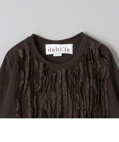 dahl'ia＞リメイク カットオフ ロングスリーブ カットソー