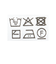 HI-LINE 3/90 ギザコットン クルーネック ニット