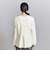 【WEB限定 Wardrobe DAILY MINIMAL】ペプラム Vネックプルオーバーカットソー