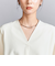 【WEB限定 Wardrobe DAILY MINIMAL】ペプラム Vネックプルオーバーカットソー