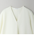 【WEB限定 Wardrobe DAILY MINIMAL】ペプラム Vネックプルオーバーカットソー