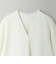 【WEB限定 Wardrobe DAILY MINIMAL】ペプラム Vネックプルオーバーカットソー