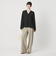 【WEB限定 Wardrobe DAILY MINIMAL】ペプラム Vネックプルオーバーカットソー