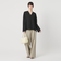 【WEB限定 Wardrobe DAILY MINIMAL】ペプラム Vネックプルオーバーカットソー