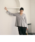 【WEB限定 Wardrobe DAILY MINIMAL】ペプラム Vネックプルオーバーカットソー