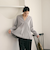 【WEB限定 Wardrobe DAILY MINIMAL】ペプラム Vネックプルオーバーカットソー