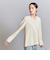 【WEB限定 Wardrobe DAILY MINIMAL】ペプラム Vネックプルオーバーカットソー
