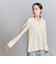 【WEB限定 Wardrobe DAILY MINIMAL】ペプラム Vネックプルオーバーカットソー