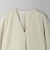 【WEB限定 Wardrobe DAILY MINIMAL】ペプラム Vネックプルオーバーカットソー