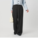 【WEB限定 Wardrobe DAILY MINIMAL】ダブルクロス タックワイドストレートパンツ ウォッシャブル