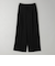 【WEB限定 Wardrobe DAILY MINIMAL】ダブルクロス タックワイドストレートパンツ -ウォッシャブル-