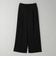 【WEB限定 Wardrobe DAILY MINIMAL】ダブルクロス タックワイドストレートパンツ -ウォッシャブル-