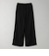 【WEB限定 Wardrobe DAILY MINIMAL】ダブルクロス タックワイドストレートパンツ -ウォッシャブル-