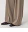 【WEB限定 Wardrobe DAILY MINIMAL】ダブルクロス タックワイドストレートパンツ -ウォッシャブル-