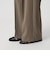 【WEB限定 Wardrobe DAILY MINIMAL】ダブルクロス タックワイドストレートパンツ ウォッシャブル