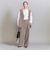 【WEB限定 Wardrobe DAILY MINIMAL】ダブルクロス タックワイドストレートパンツ -ウォッシャブル-