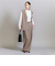 【WEB限定 Wardrobe DAILY MINIMAL】ダブルクロス タックワイドストレートパンツ -ウォッシャブル-