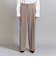 【WEB限定 Wardrobe DAILY MINIMAL】ダブルクロス タックワイドストレートパンツ -ウォッシャブル-