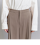 【WEB限定 Wardrobe DAILY MINIMAL】ダブルクロス タックワイドストレートパンツ -ウォッシャブル-