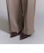 【WEB限定 Wardrobe DAILY MINIMAL】ダブルクロス タックワイドストレートパンツ -ウォッシャブル-