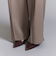 【WEB限定 Wardrobe DAILY MINIMAL】ダブルクロス タックワイドストレートパンツ -ウォッシャブル-