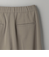 【WEB限定 Wardrobe DAILY MINIMAL】ダブルクロス タックワイドストレートパンツ -ウォッシャブル-